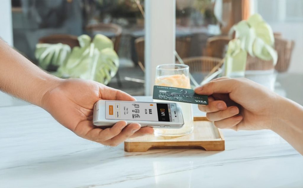 Card payment processing fees Ireland contactless transaction showing transparent reducing card payment costs implementation